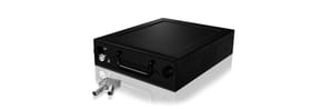 ICY BOX IB-148SSK-B 13,3 cm (5.25") Plateau de stockage de disques Noir (22059)