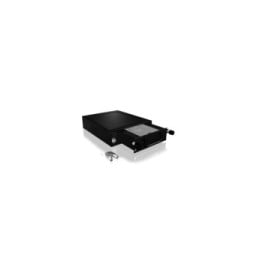 ICY BOX IB-148SSK-B 13,3 cm (5.25") Plateau de stockage de disques Noir (22059)