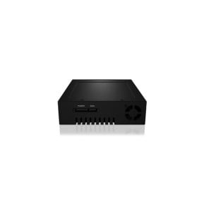 ICY BOX IB-148SSK-B 13,3 cm (5.25") Plateau de stockage de disques Noir (22059)