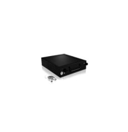 ICY BOX IB-148SSK-B 13,3 cm (5.25") Plateau de stockage de disques Noir (22059)