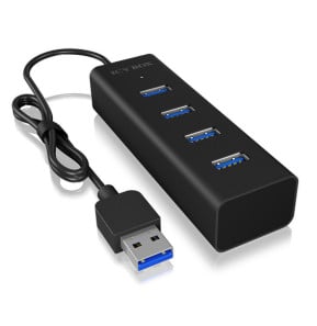 ICY BOX IB-HUB1409-U3 USB 3.2 Gen 1 (3.1 Gen 1) Type-A 5000 Mbit/s Noir (60255)