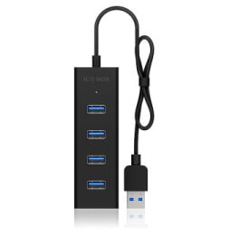 ICY BOX IB-HUB1409-U3 USB 3.2 Gen 1 (3.1 Gen 1) Type-A 5000 Mbit/s Noir (60255)