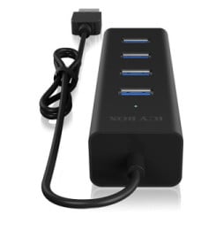 ICY BOX IB-HUB1409-U3 USB 3.2 Gen 1 (3.1 Gen 1) Type-A 5000 Mbit/s Noir (60255)