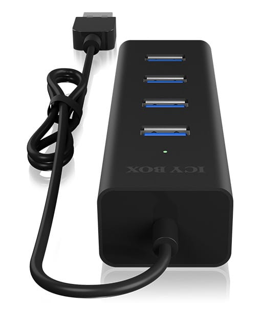 ICY BOX IB-HUB1409-U3 USB 3.2 Gen 1 (3.1 Gen 1) Type-A 5000 Mbit/s Noir (60255) — image 4