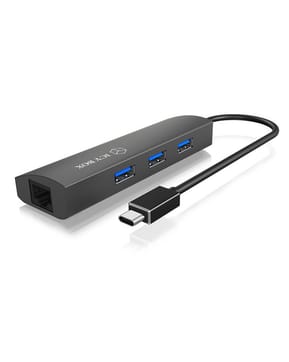 ICY BOX IB-HUB1406-C USB 3.2 Gen 1 (3.1 Gen 1) Type-C Anthracite (60065)