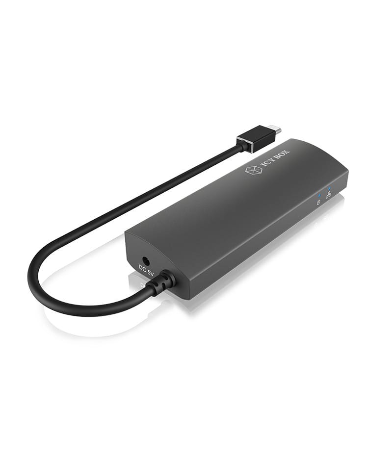 ICY BOX IB-HUB1406-C USB 3.2 Gen 1 (3.1 Gen 1) Type-C Anthracite (60065) — image 4