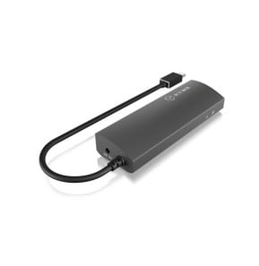 ICY BOX IB-HUB1406-C USB 3.2 Gen 1 (3.1 Gen 1) Type-C Anthracite (60065)