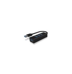 ICY BOX IB-HUB1419-U3 USB 3.2 Gen 1 (3.1 Gen 1) Type-A 5000 Mbit/s Noir (60631)