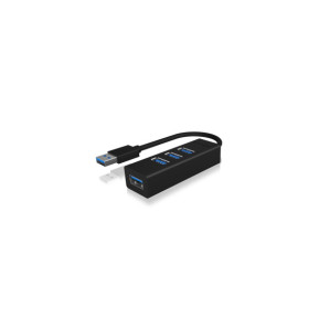 ICY BOX IB-HUB1419-U3 USB 3.2 Gen 1 (3.1 Gen 1) Type-A 5000 Mbit/s Noir (60631)