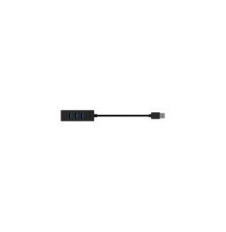 ICY BOX IB-HUB1419-U3 USB 3.2 Gen 1 (3.1 Gen 1) Type-A 5000 Mbit/s Noir (60631)