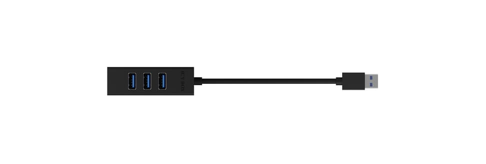ICY BOX IB-HUB1419-U3 USB 3.2 Gen 1 (3.1 Gen 1) Type-A 5000 Mbit/s Noir (60631) — image 3