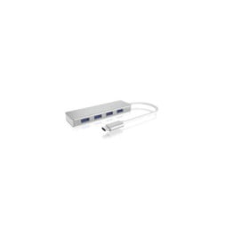 ICY BOX IB-HUB1425-C3 USB 3.2 Gen 1 (3.1 Gen 1) Type-C 5000 Mbit/s Argent (60437)