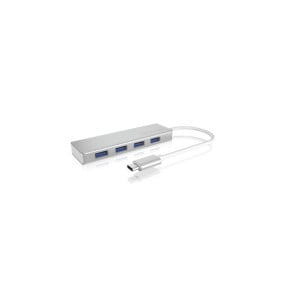 ICY BOX IB-HUB1425-C3 USB 3.2 Gen 1 (3.1 Gen 1) Type-C 5000 Mbit/s Argent (60437)