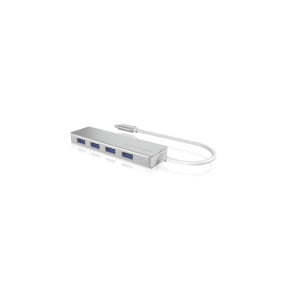 ICY BOX IB-HUB1425-C3 USB 3.2 Gen 1 (3.1 Gen 1) Type-C 5000 Mbit/s Argent (60437)