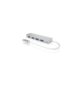 ICY BOX IB-HUB1425-C3 USB 3.2 Gen 1 (3.1 Gen 1) Type-C 5000 Mbit/s Argent (60437)