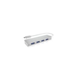 ICY BOX IB-HUB1425-C3 USB 3.2 Gen 1 (3.1 Gen 1) Type-C 5000 Mbit/s Argent (60437)