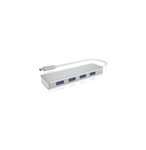 ICY BOX IB-HUB1425-C3 USB 3.2 Gen 1 (3.1 Gen 1) Type-C 5000 Mbit/s Argent (60437)