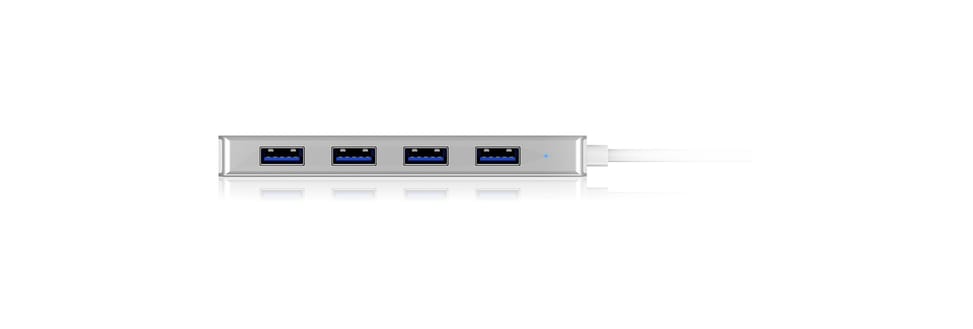 ICY BOX IB-HUB1425-C3 USB 3.2 Gen 1 (3.1 Gen 1) Type-C 5000 Mbit/s Argent (60437) — image 5
