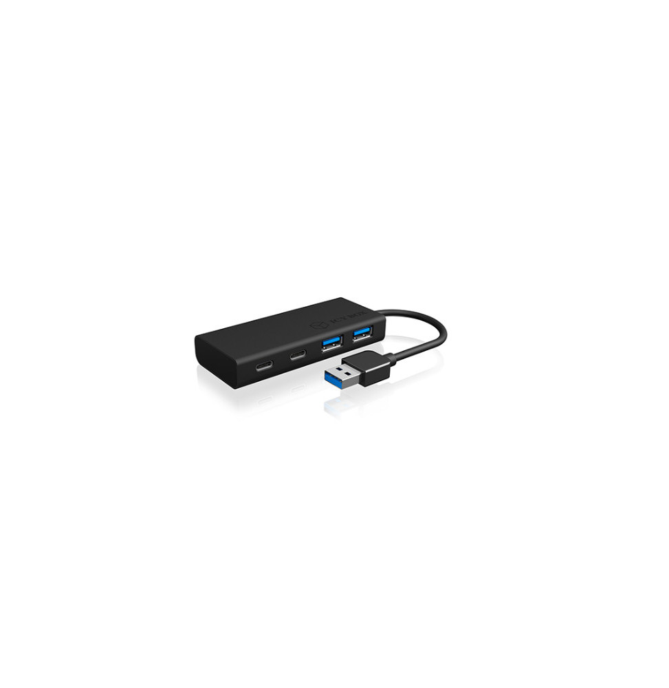 ICY BOX IB-HUB1426-U3 USB 3.2 Gen 1 (3.1 Gen 1) Type-A 5000 Mbit/s Noir (60493)