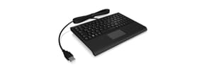 KeySonic ACK-3410 clavier USB QWERTZ Allemand Noir (60377) — image 2