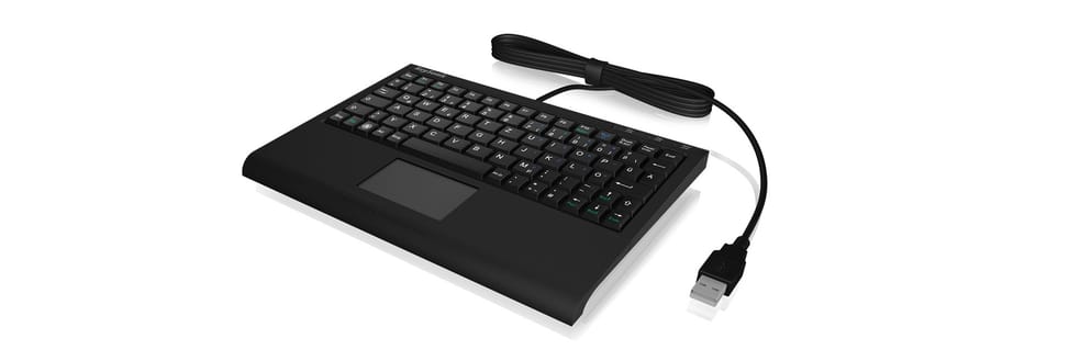 KeySonic ACK-3410 clavier USB QWERTZ Allemand Noir (60377) — image 3