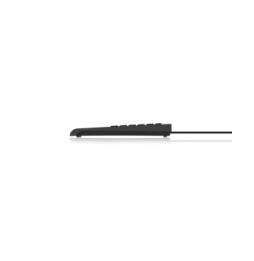 KeySonic ACK-3410 clavier USB QWERTZ Allemand Noir (60377)