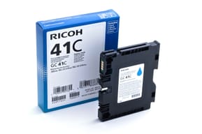 Ricoh 405762 cartouche d'encre 1 pièce(s) Original Rendement standard Cyan GC 41C, 2200 Pages  (405762)