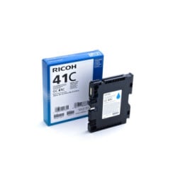 Ricoh 405762 cartouche d'encre 1 pièce(s) Original Rendement standard Cyan GC 41C, 2200 Pages  (405762)