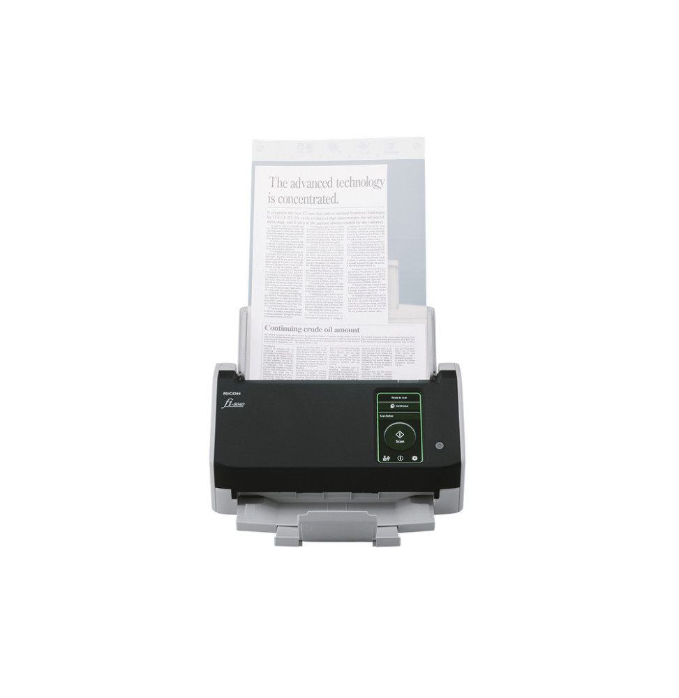 Ricoh fi-8040 Numériseur chargeur automatique de documents (adf) + chargeur manuel 600 x 600 DPI A4 Noir, Gris (PA03836-B001)