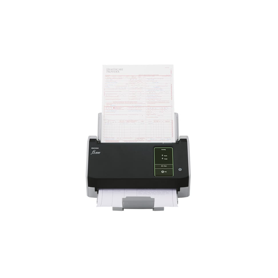 Ricoh fi-8040 Numériseur chargeur automatique de documents (adf) + chargeur manuel 600 x 600 DPI A4 Noir, Gris (PA03836-B001) — image 7