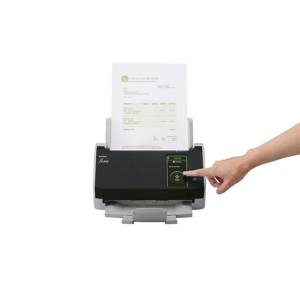 Ricoh fi-8040 Numériseur chargeur automatique de documents (adf) + chargeur manuel 600 x 600 DPI A4 Noir, Gris (PA03836-B001) — image 10