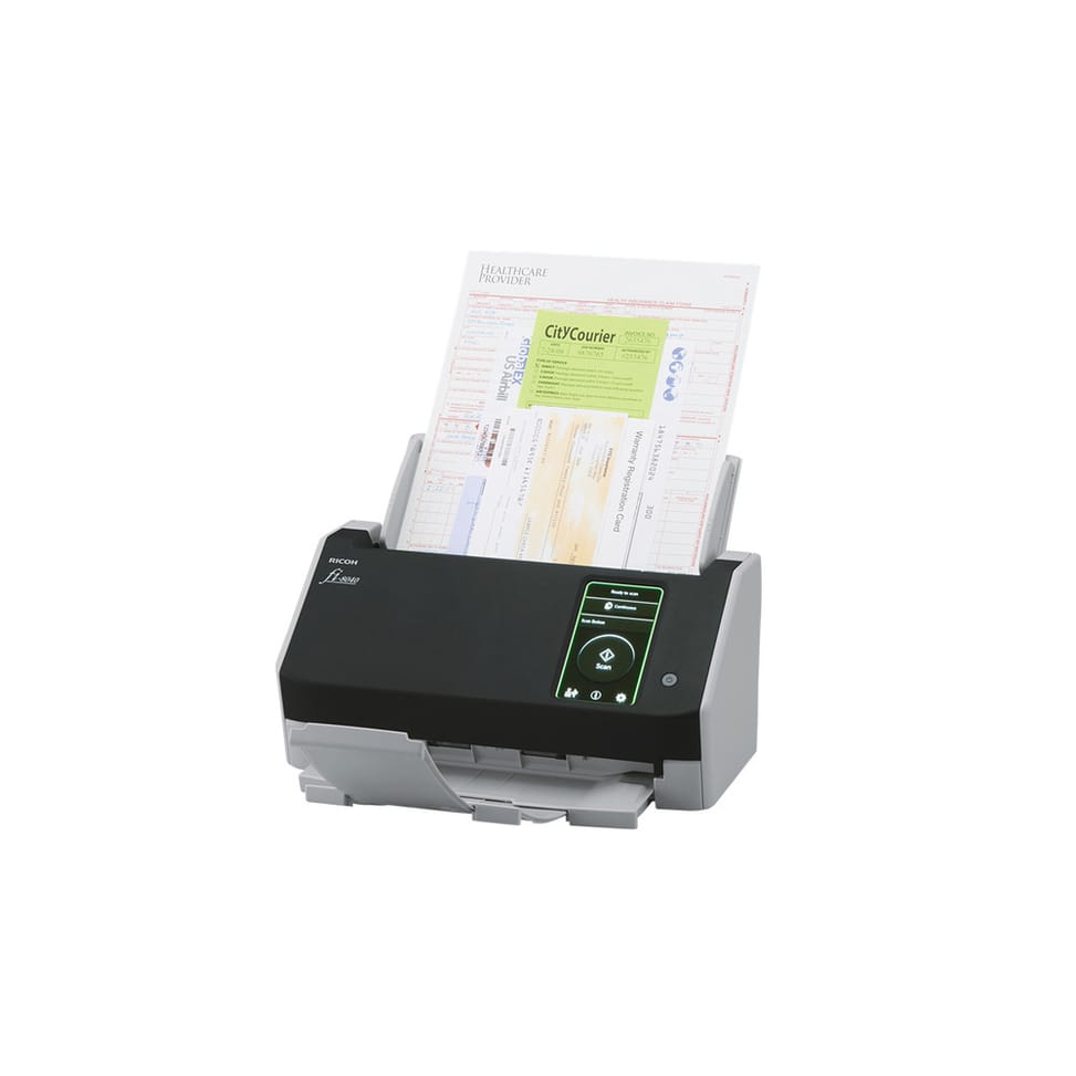 Ricoh fi-8040 Numériseur chargeur automatique de documents (adf) + chargeur manuel 600 x 600 DPI A4 Noir, Gris (PA03836-B001) — image 28