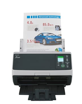 Ricoh fi-8170 Numériseur chargeur automatique de documents (adf) + chargeur manuel 600 x 600 DPI A4 Noir, Gris (PA03810-B051) — image 2