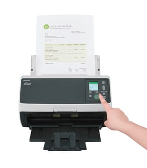 Ricoh fi-8170 Numériseur chargeur automatique de documents (adf) + chargeur manuel 600 x 600 DPI A4 Noir, Gris (PA03810-B051) — image 3