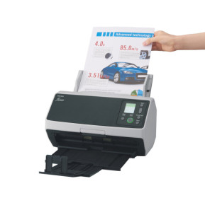 Ricoh fi-8170 Numériseur chargeur automatique de documents (adf) + chargeur manuel 600 x 600 DPI A4 Noir, Gris (PA03810-B051)