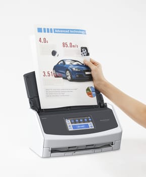 Ricoh ScanSnap iX1600 Numériseur chargeur automatique de documents (adf) + chargeur manuel 600 x 600 DPI A4 Blanc — image 5