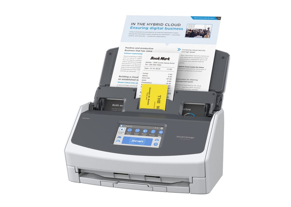 Ricoh ScanSnap iX1600 Numériseur chargeur automatique de documents (adf) + chargeur manuel 600 x 600 DPI A4 Blanc — image 6