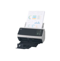Fujitsu FI-8150 Numériseur chargeur automatique de documents (adf) + chargeur manuel 600 x 600 DPI A4 Noir, Gris