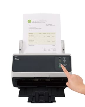 Fujitsu FI-8150 Numériseur chargeur automatique de documents (adf) + chargeur manuel 600 x 600 DPI A4 Noir, Gris — image 4