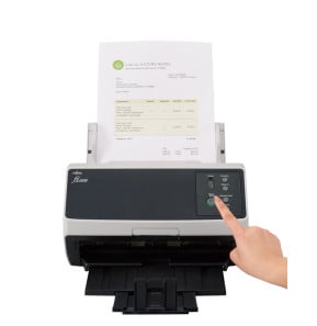 Fujitsu FI-8150 Numériseur chargeur automatique de documents (adf) + chargeur manuel 600 x 600 DPI A4 Noir, Gris