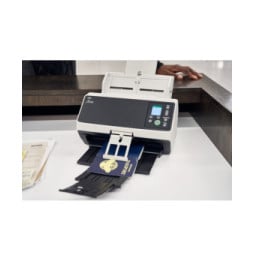 Fujitsu FI-8150 Numériseur chargeur automatique de documents (adf) + chargeur manuel 600 x 600 DPI A4 Noir, Gris