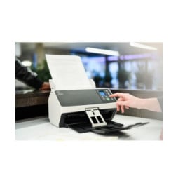 Fujitsu FI-8150 Numériseur chargeur automatique de documents (adf) + chargeur manuel 600 x 600 DPI A4 Noir, Gris
