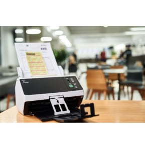 Fujitsu FI-8150 Numériseur chargeur automatique de documents (adf) + chargeur manuel 600 x 600 DPI A4 Noir, Gris