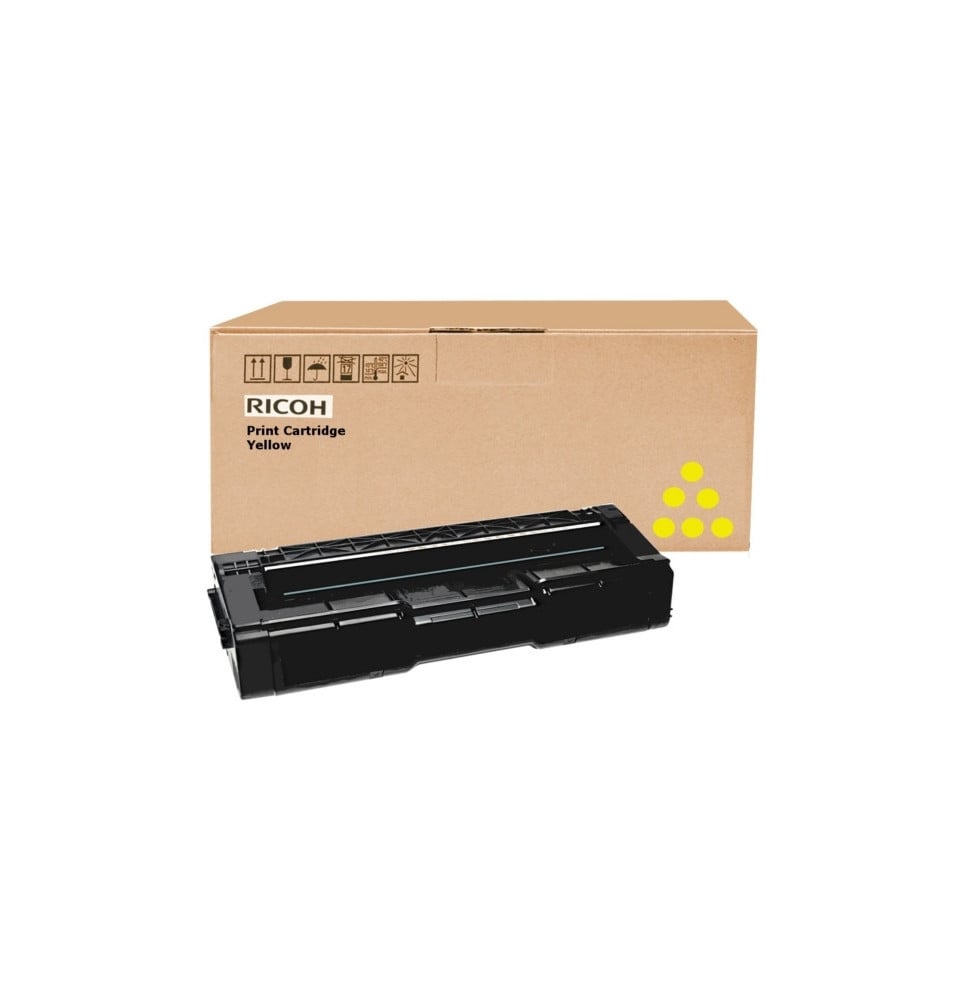 Ricoh 407639 Cartouche de toner 1 pièce(s) Original Jaune Toner Yellow SP C310 AIO 2500 sh - SP C242 DN et 242 SF  (407639)
