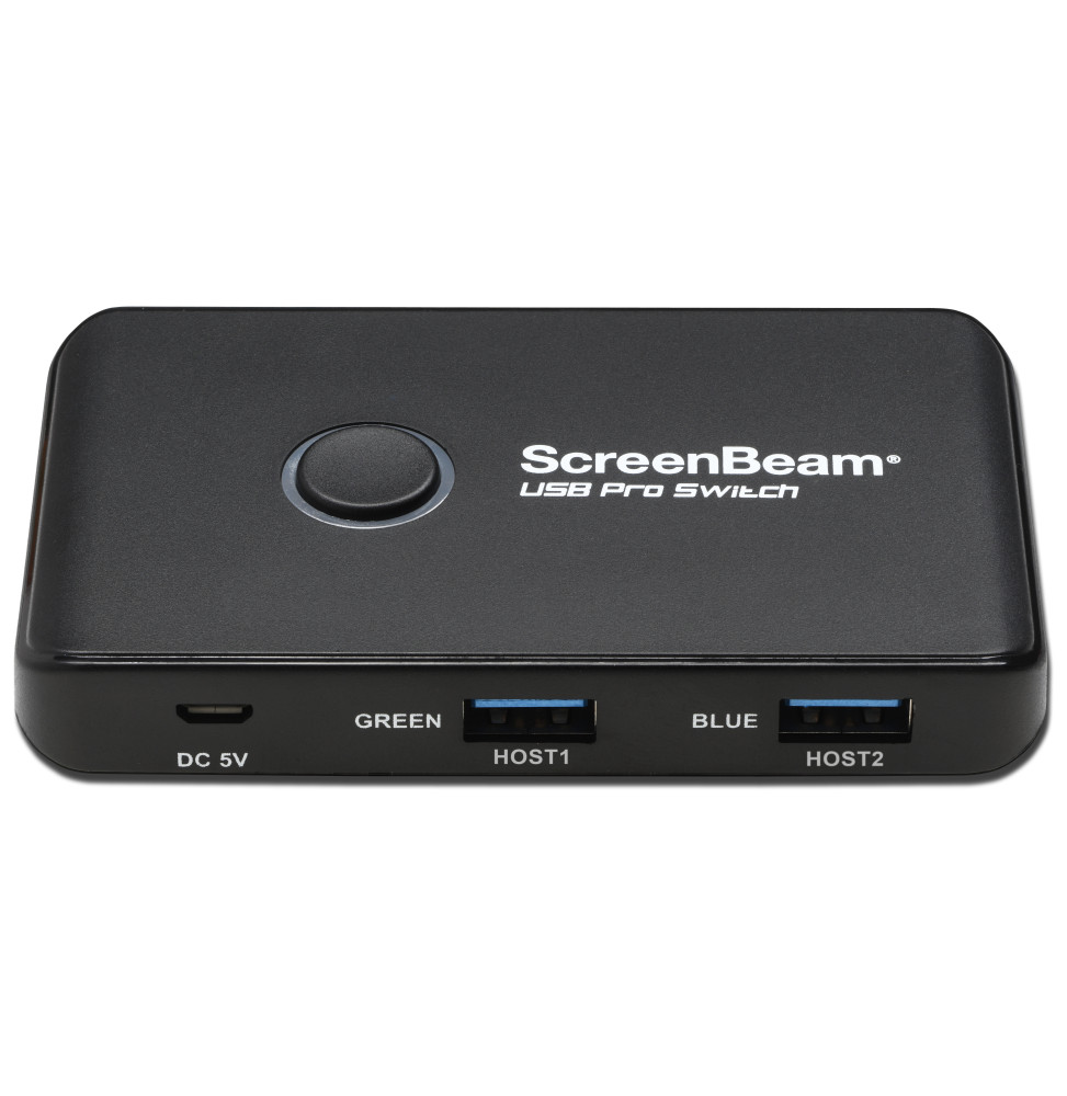 ScreenBeam USB Pro Switch Noir 1 pièce(s) USB 3.0, Win/Mac, 5 V, 100mm x 60mm x 14mm  (0948-0160-000)