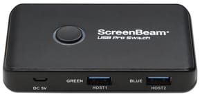 ScreenBeam USB Pro Switch Noir 1 pièce(s) USB 3.0, Win/Mac, 5 V, 100mm x 60mm x 14mm  (0948-0160-000)