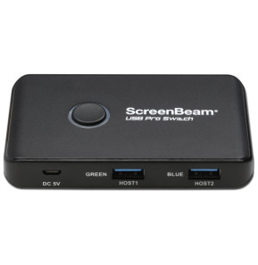 ScreenBeam USB Pro Switch Noir 1 pièce(s) USB 3.0, Win/Mac, 5 V, 100mm x 60mm x 14mm  (0948-0160-000)