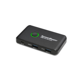 ScreenBeam USB Pro Switch Noir 1 pièce(s) USB 3.0, Win/Mac, 5 V, 100mm x 60mm x 14mm  (0948-0160-000)