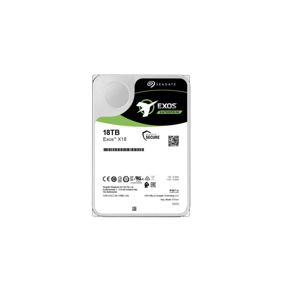 Seagate Enterprise ST18000NM004J disque dur 3.5" 18 To SAS (ST18000NM004J)