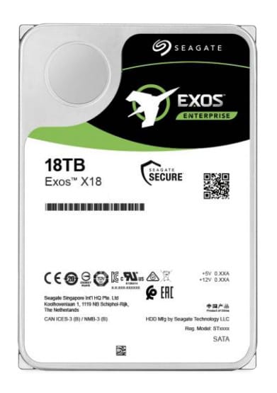 Seagate Enterprise ST18000NM004J disque dur 3.5" 18 To SAS (ST18000NM004J)